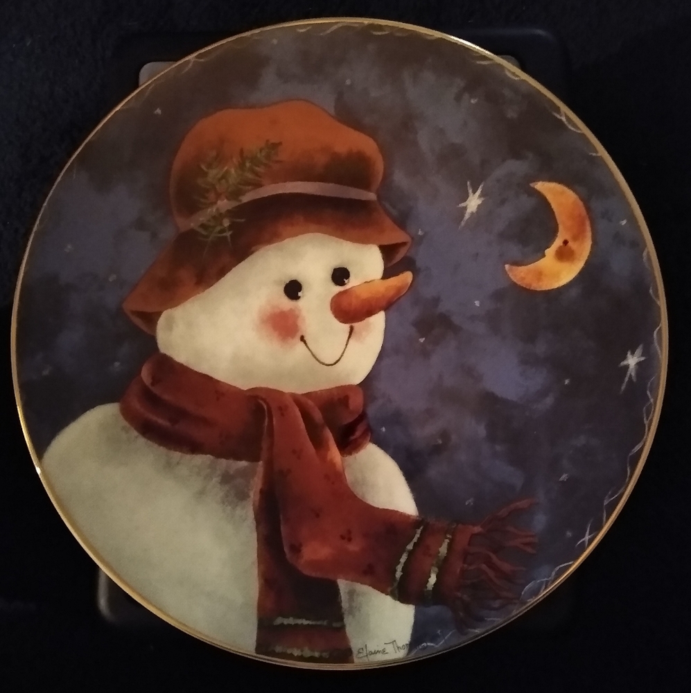 12" Elaine Thompson Platter 1997 Unused